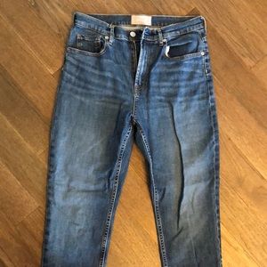 Everlane high waist straight jeans